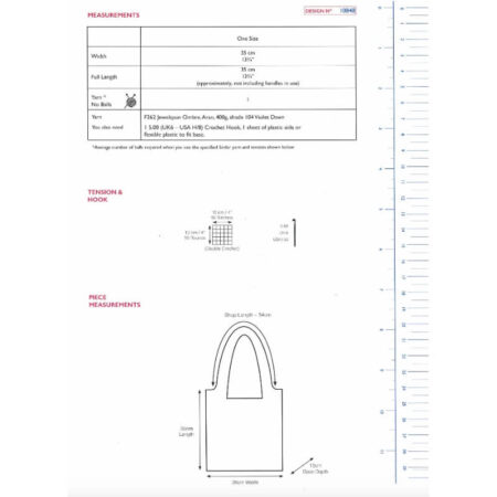 Sirdar Crochet Bag Pattern 10848 - Image 2