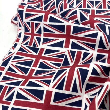 Dark Union Jack Cotton