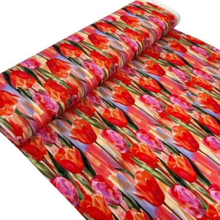 Tulips Viscose Jersey