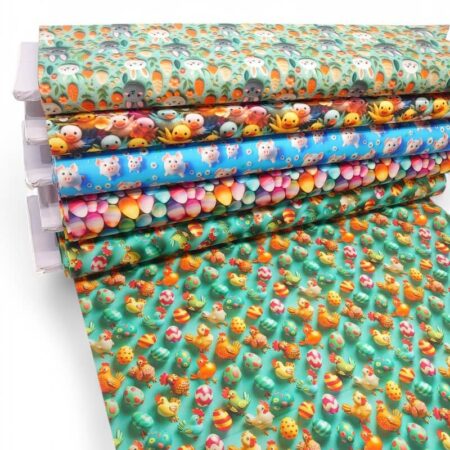 Digital 3D Look Easter Cotton