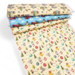 Winnie the Pooh Christmas Cotton Percale