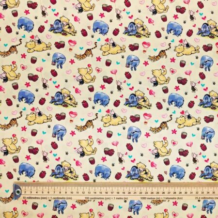 Winnie the Pooh Love Cotton Percale - Image 10