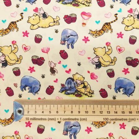 Winnie the Pooh Love Cotton Percale - Image 9