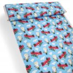 Winnie the Pooh Christmas Cotton Percale