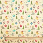 Winnie the Pooh Christmas Cotton Percale