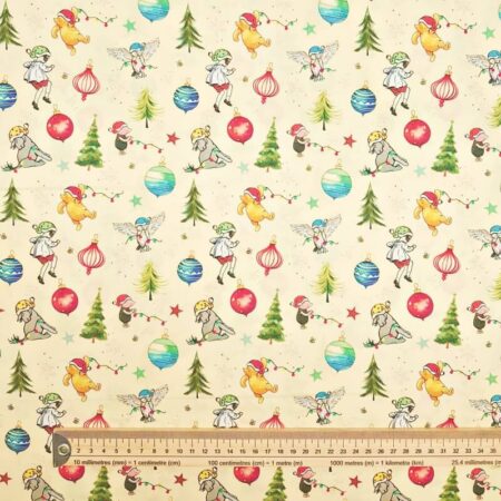 Winnie the Pooh Christmas Cotton Percale - Image 14