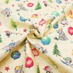 Winnie the Pooh Christmas Cotton Percale