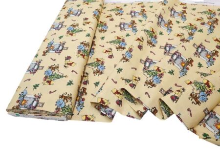 Winnie the Pooh Christmas Cotton Percale - Image 8