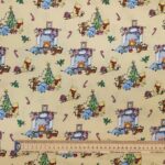 Winnie the Pooh Christmas Cotton Percale