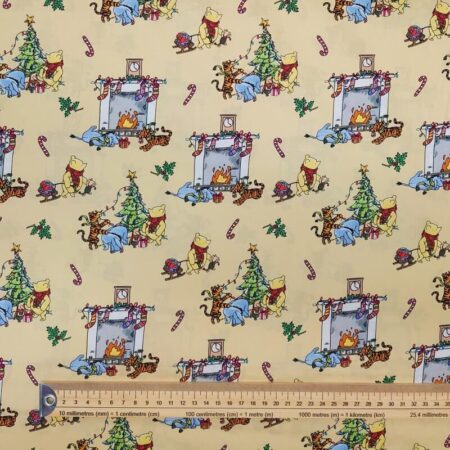 Winnie the Pooh Christmas Cotton Percale - Image 10
