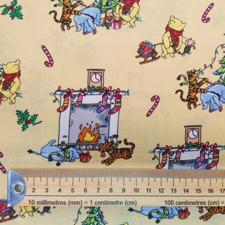 Winnie the Pooh Christmas Cotton Percale - Image 11