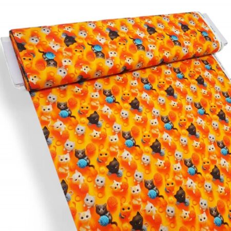 3D Look Cats and Dogs Cotton - Image 2