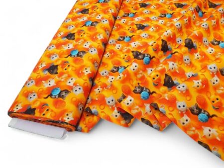 3D Look Cats and Dogs Cotton - Image 3