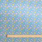 Starfish on Blue Polycotton
