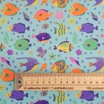Tropical Fish Polycotton