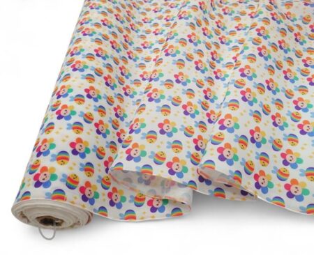 Rainbow Bees Polycotton - Image 2
