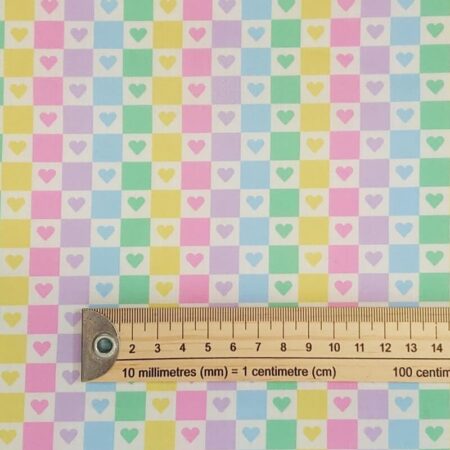 Love Checks Polycotton - Image 4