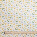 Safari on White Polycotton