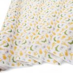 Safari on White Polycotton
