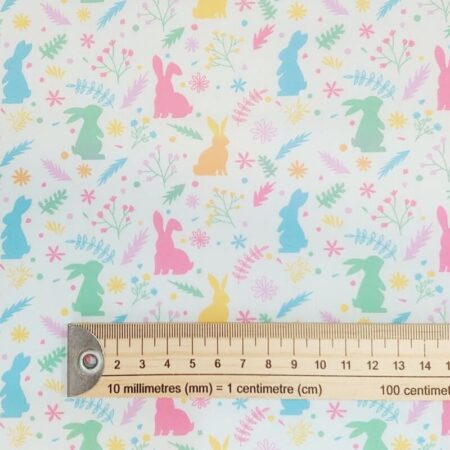 Multi Bunnies Polycotton - Image 5