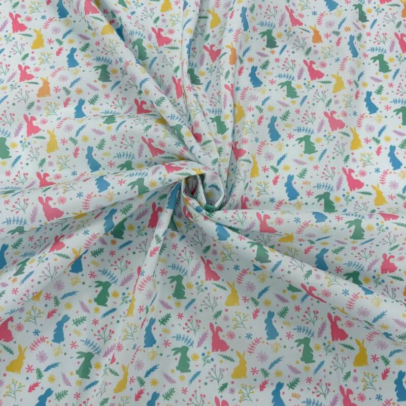 Image of Multi Bunnies Polycotton