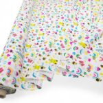 Rainbow Garden Creatures Polycotton