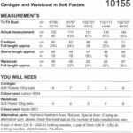 Stylecraft Cardigan and Waistcoat Pattern 10155