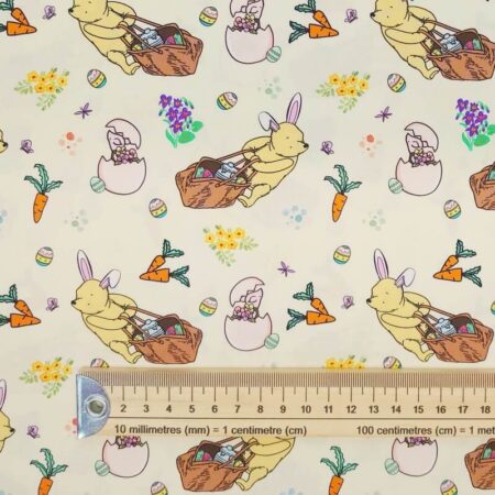 Winnie the Pooh Easter Cotton Percale - Image 7