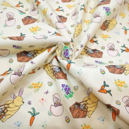 Winnie the Pooh Easter Cotton Percale - Image 5