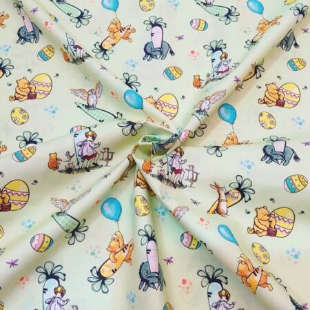 Winnie the Pooh Easter Cotton Percale - Image 2