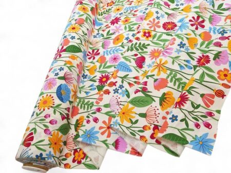 Floral Fiesta Cotton Polyester Panama Canvas - Image 2