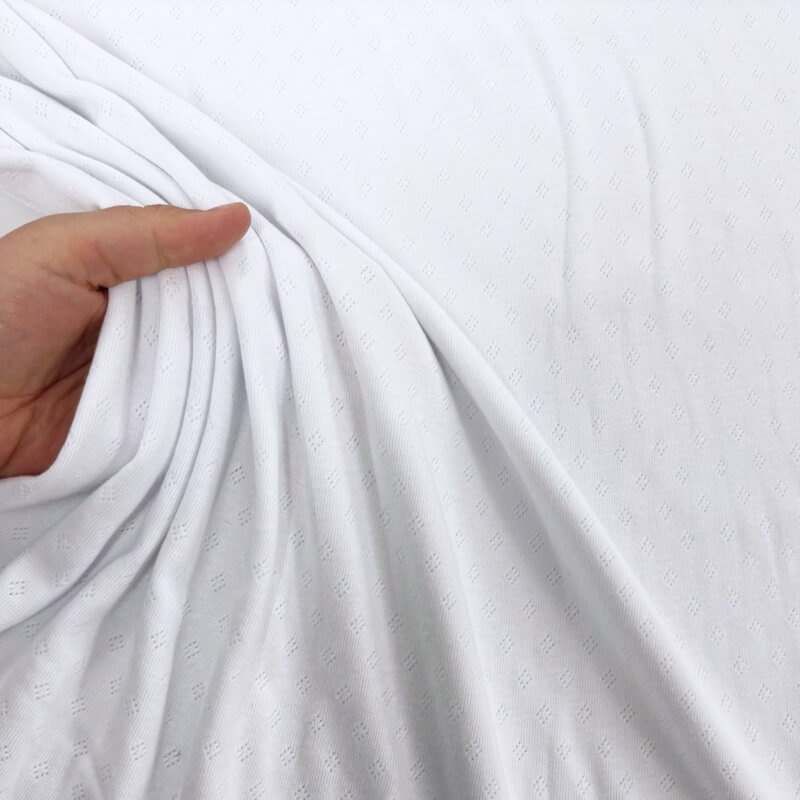 Image of Pointelle Cotton Jersey