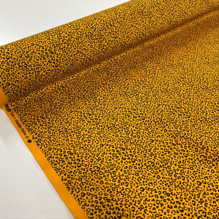 Tiny Leopard Print Cotton Poplin