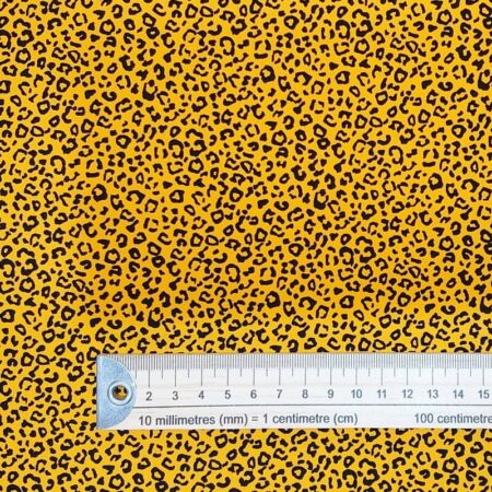 Tiny Leopard Print Cotton Poplin - Image 4
