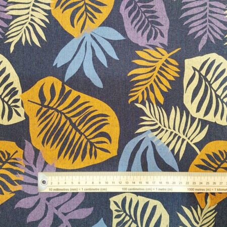 Leaves 8oz Cotton Denim - Image 5