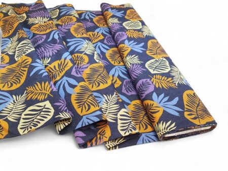 Leaves 8oz Cotton Denim - Image 2