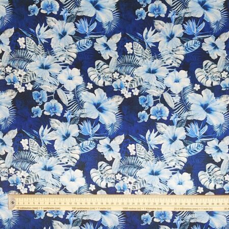 Hawaiian Blues  Linen Viscose Cotton - Image 5