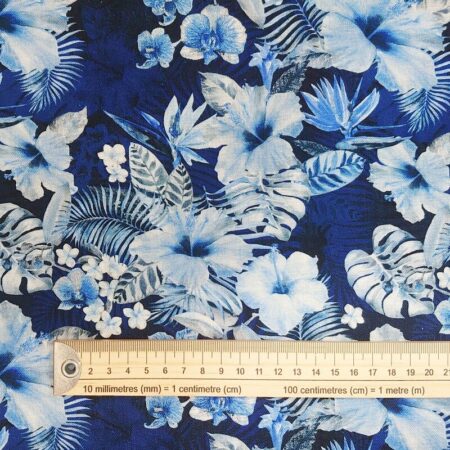 Hawaiian Blues  Linen Viscose Cotton - Image 4