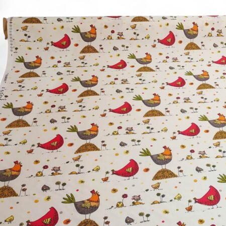 Cheeky Chickens Cotton