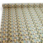 Green Zig Zags Cotton