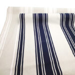 Wide Stripe Linen Look Cotton
