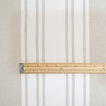 Wide Stripe Linen Look Cotton