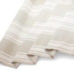 Wide Stripe Linen Look Cotton
