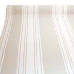 Wide Stripe Linen Look Cotton