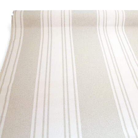 Wide Stripe Linen Look Cotton - Image 7