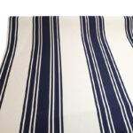Wide Stripe Linen Look Cotton