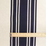 Wide Stripe Linen Look Cotton