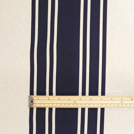 Wide Stripe Linen Look Cotton - Image 6