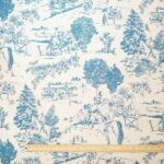 Loire Toile Panama Curtain Fabric