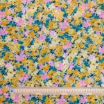 Yellow Flowers Viscose